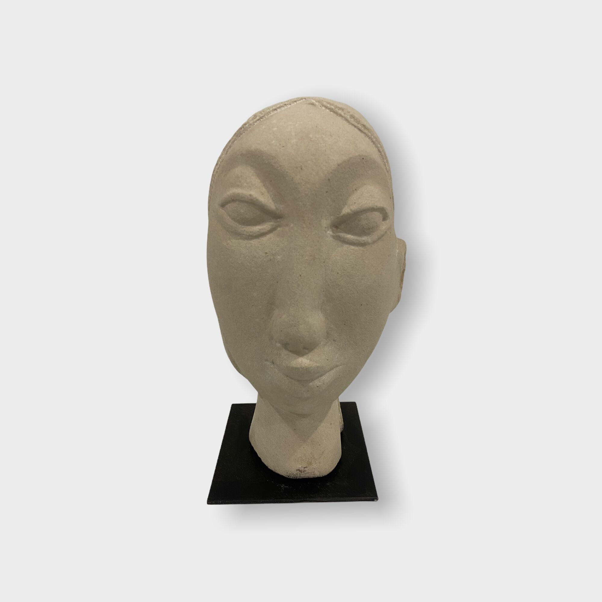 Escultura de cabeza de piedra de Rizimu Chiwawa Zimbabwe (3107)