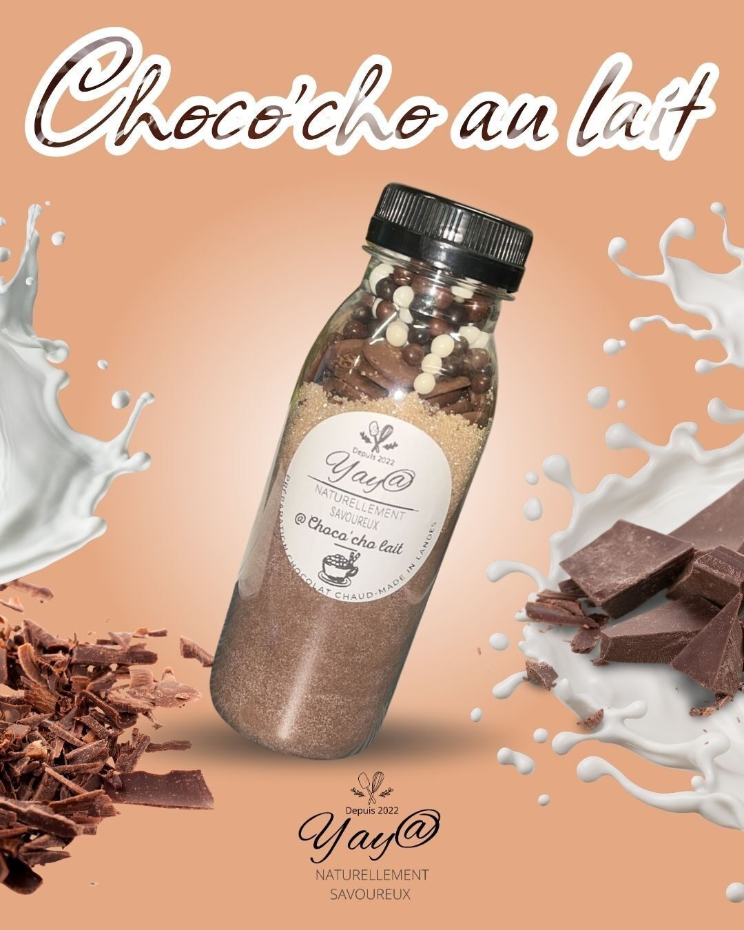 Hot chocolate mix - hot chocolate milk - Yaya Naturally Delicious