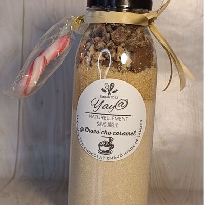Préparation pour chocolat chaud -Choco-cho caramel- Yaya Naturellement Savoureux