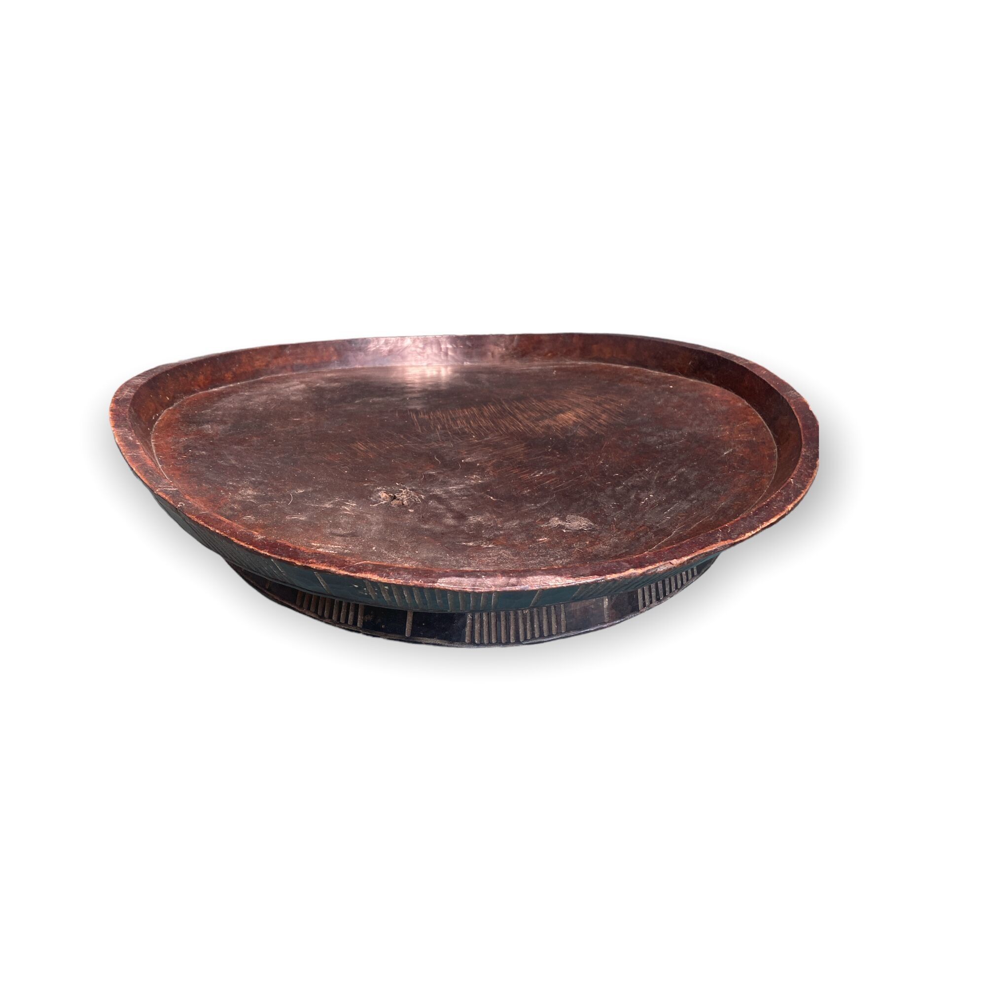 Bandeja de café etíope vintage Gurage Enjera 02