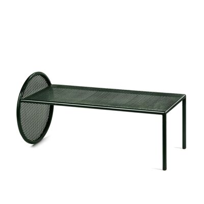 Table d'appoint Fontainebleau vert foncé