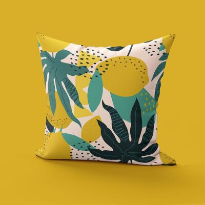 Lemons Velvet Cushion