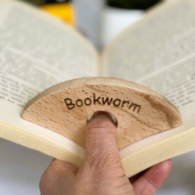 Sujetalibros con forma de pulgar - Bookworm