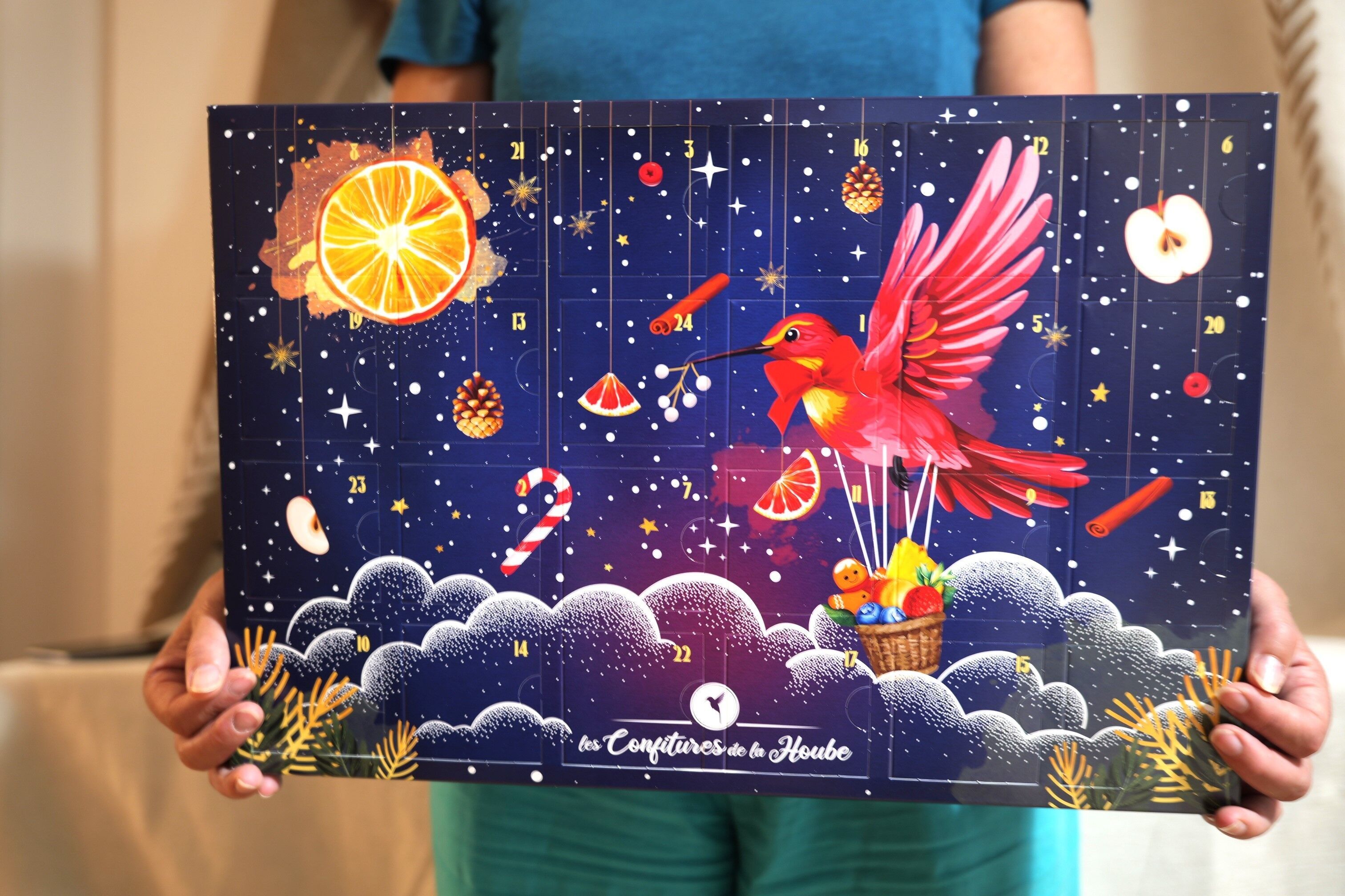 CALENDRIER DE L'AVENT - 24 confitures différentes - NOEL