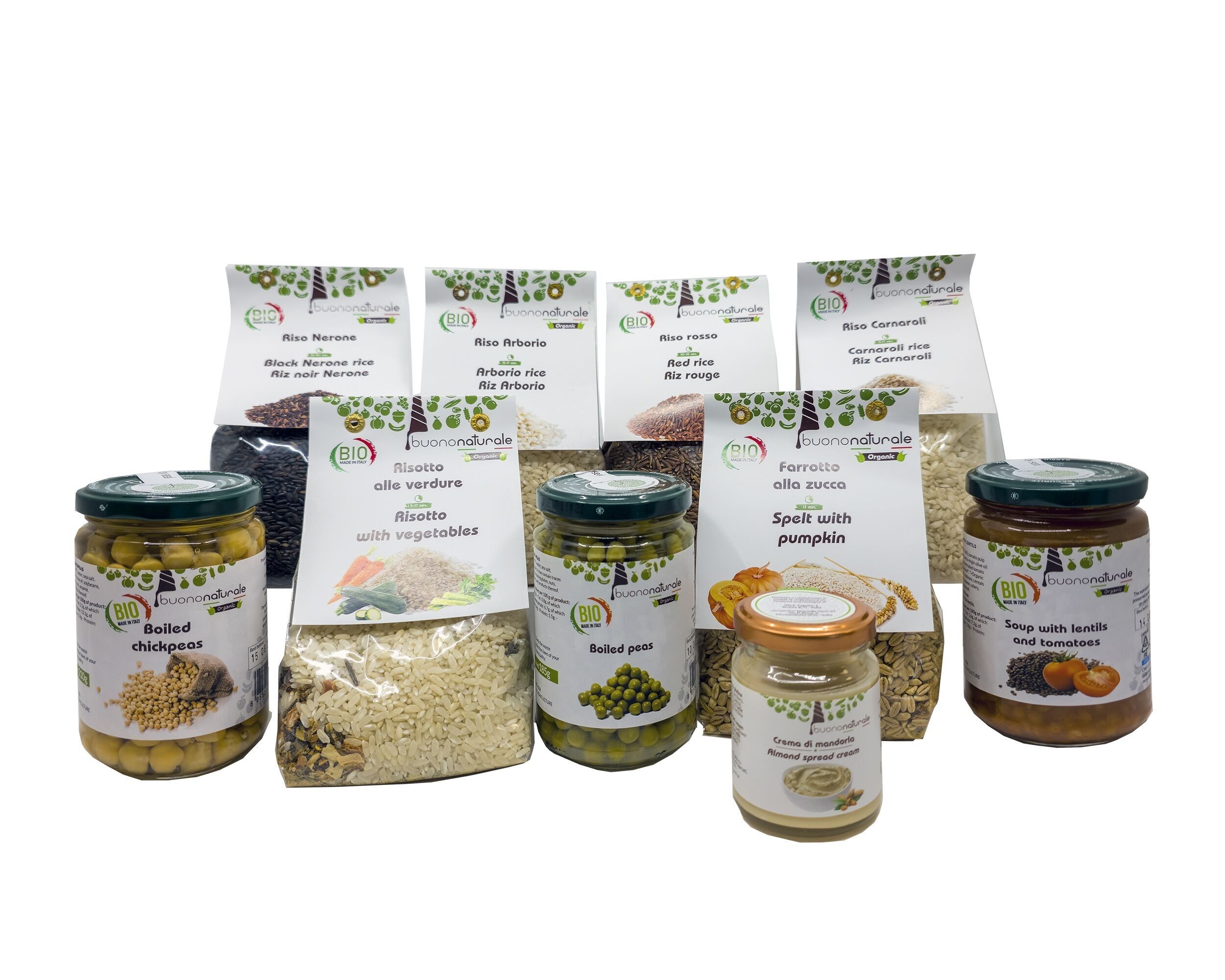 Scatola biologica – Confezione regalo da 9 pezzi per le festività natalizie