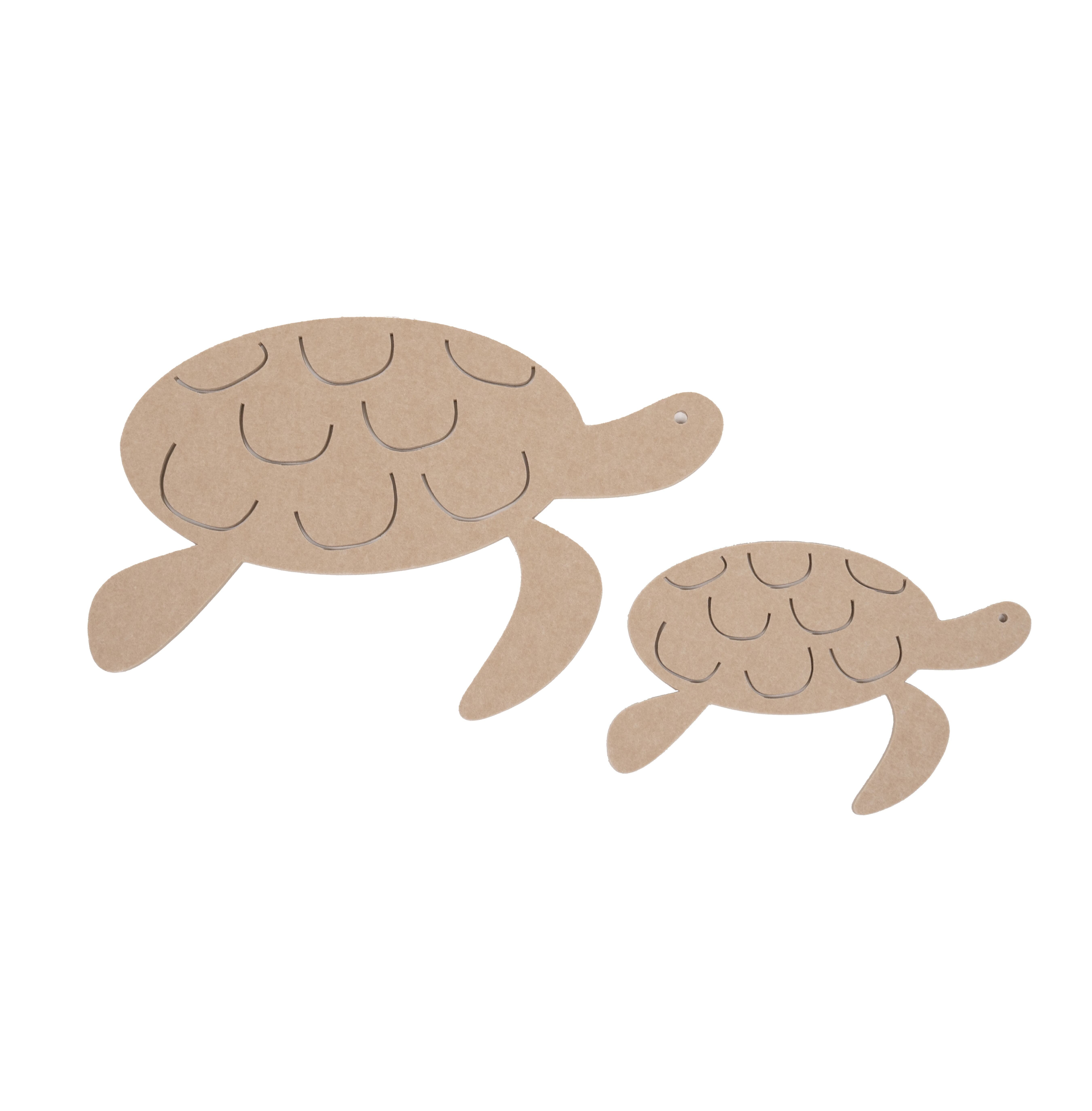 Turtle Jonathan set of 2 Camel