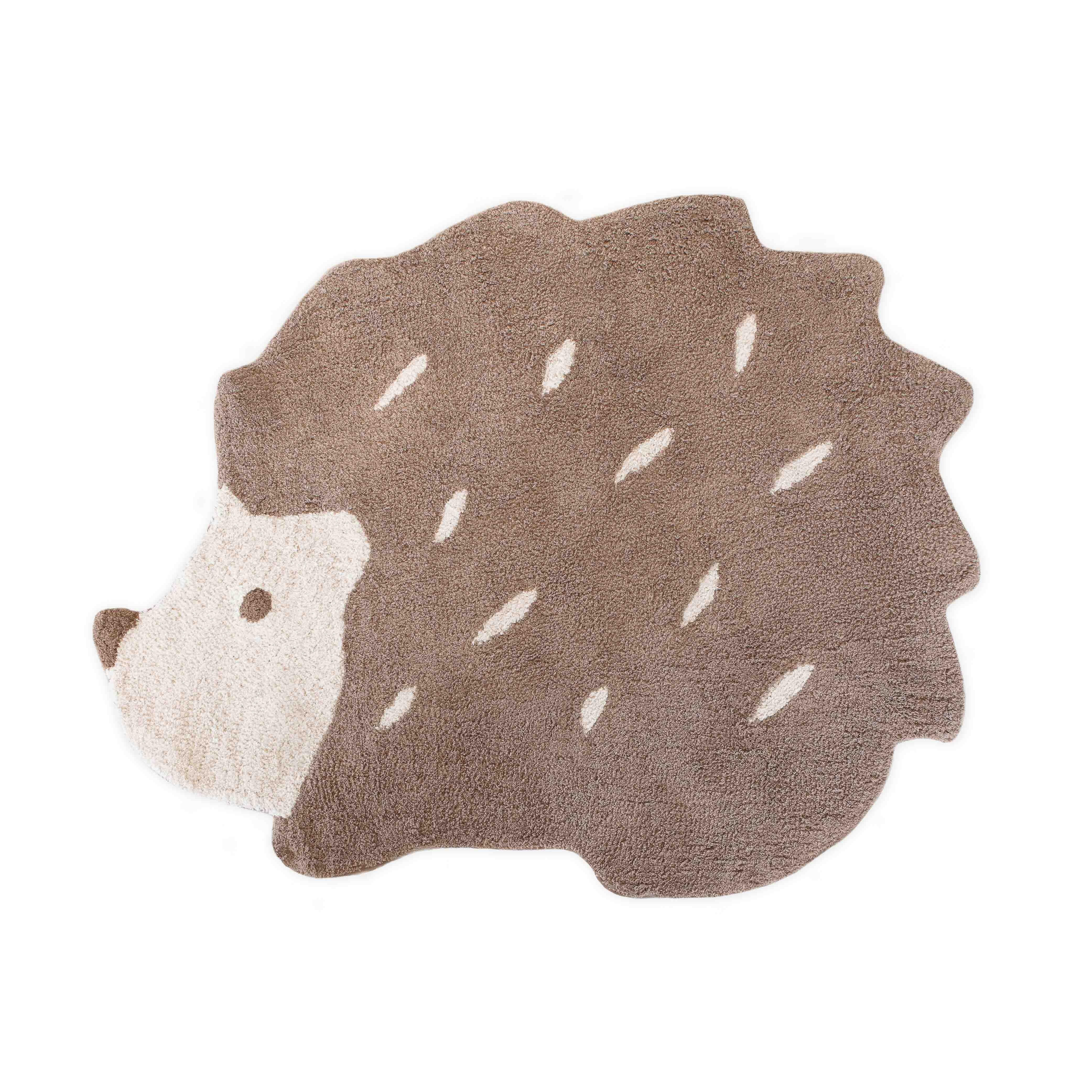 Hazel, hedgehog rug brown 125x100cm