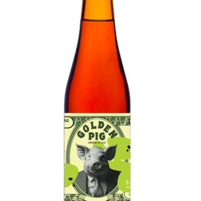 Birra dorata Golden Pig 33 cl