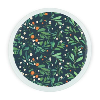 Protezione rotonda per piano di lavoro Botanical Mistletoe
