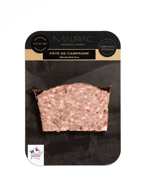 Terrine de campagne poivre vert