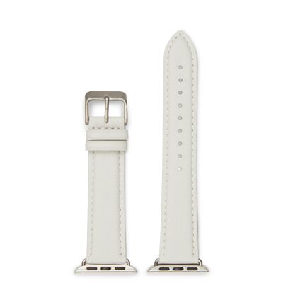 Blanco roto y plata | Apple Watch