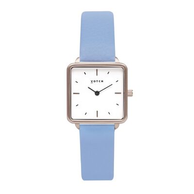 Orologio argento e azzurro cielo | Kindred