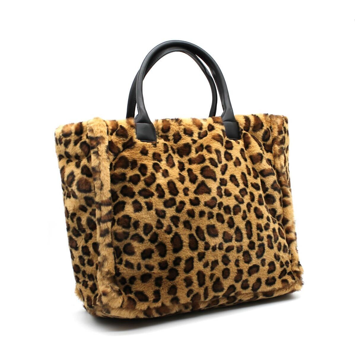 LEOPARD Sac cabas en fausse fourrure leopard