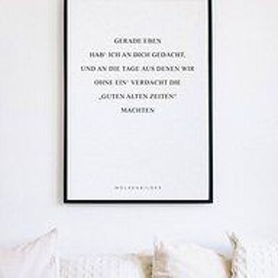 Poster - I BUONI TEMPI