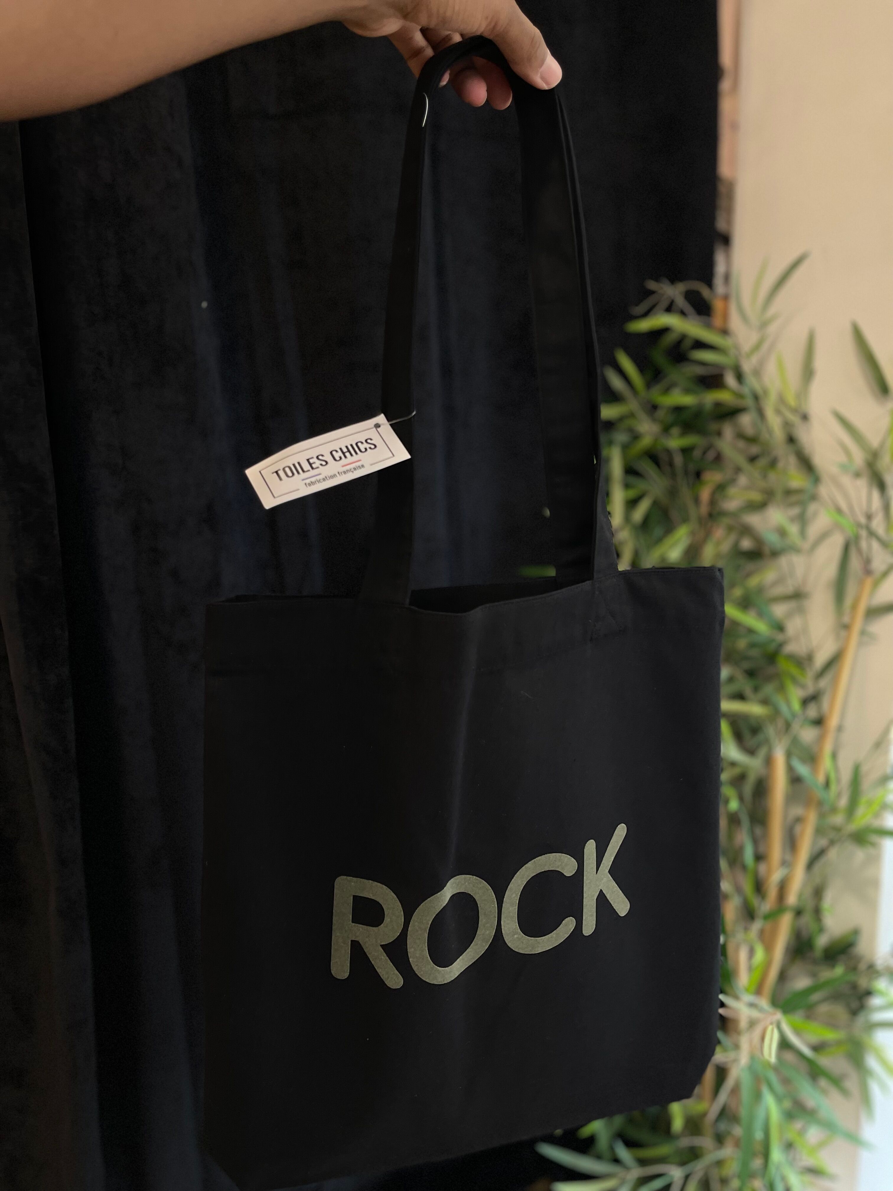 Borsa tote “Rock” nera