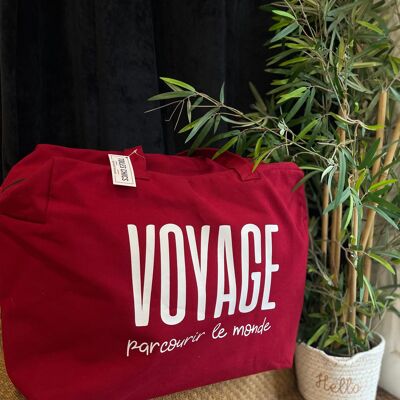Bolsa de fin de semana “Voyage” roja