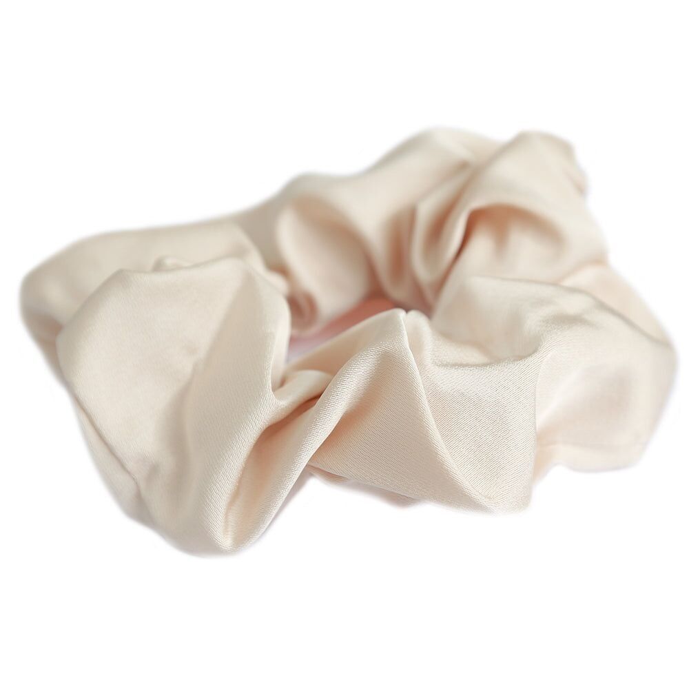 Satin-Scrunchie-Champagner