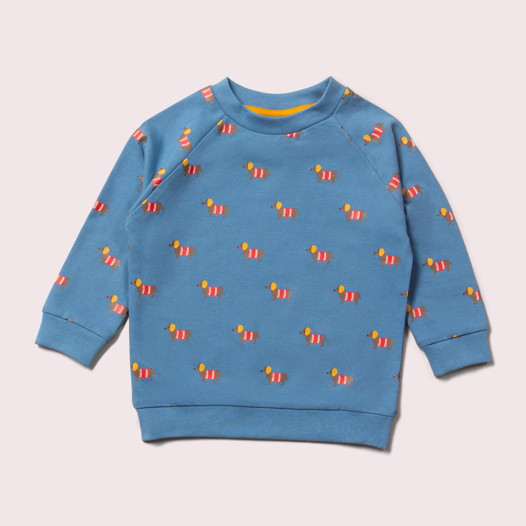 Felpa Raglan con motivo Sausage Dogs