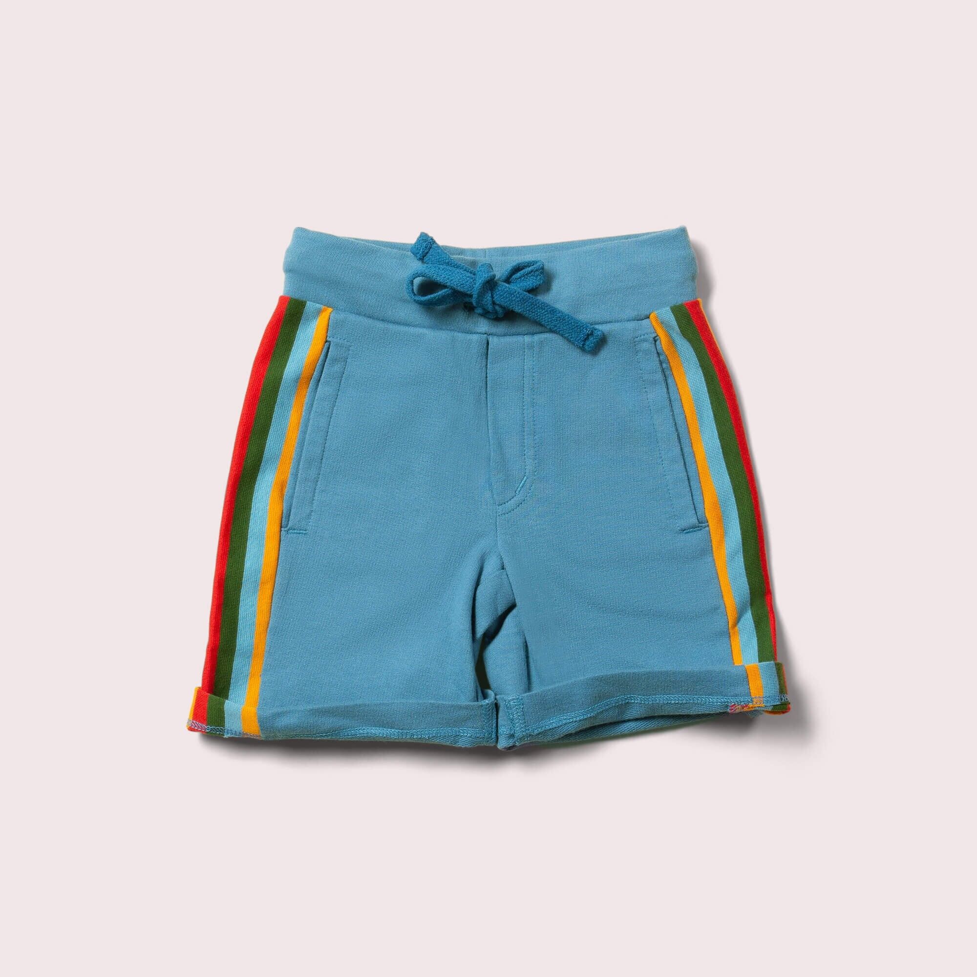Bequeme Joggingshorts „Horizon Blue Marl Rainbow“