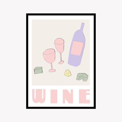 Vino - Colección Cheer Up - A3 29,7 x 42 cm