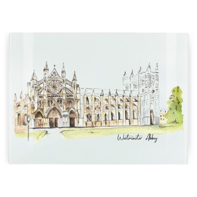 Protezione per piano di lavoro grande Westminster Abbey Landmark di Rhiannon Chauncey