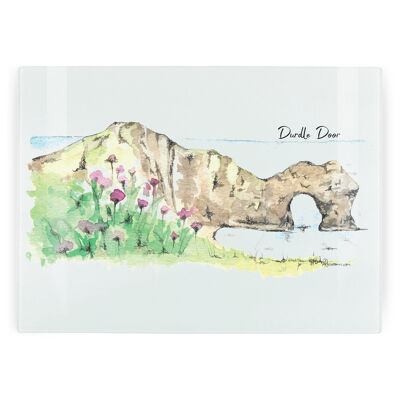 Durdle Door Landmark Large Protezione per piano di lavoro di Rhiannon Chauncey