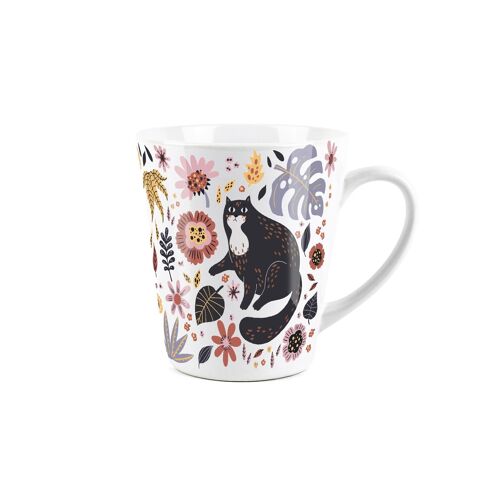 Boho Cats Small Latte Mug
