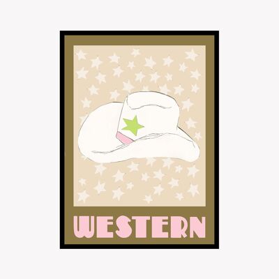 Western - Collection Cheer Up - A3 29,7 x 42 cm