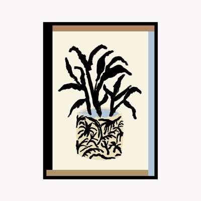 Pianta botanica - Vasi funky - 40 x 50 cm