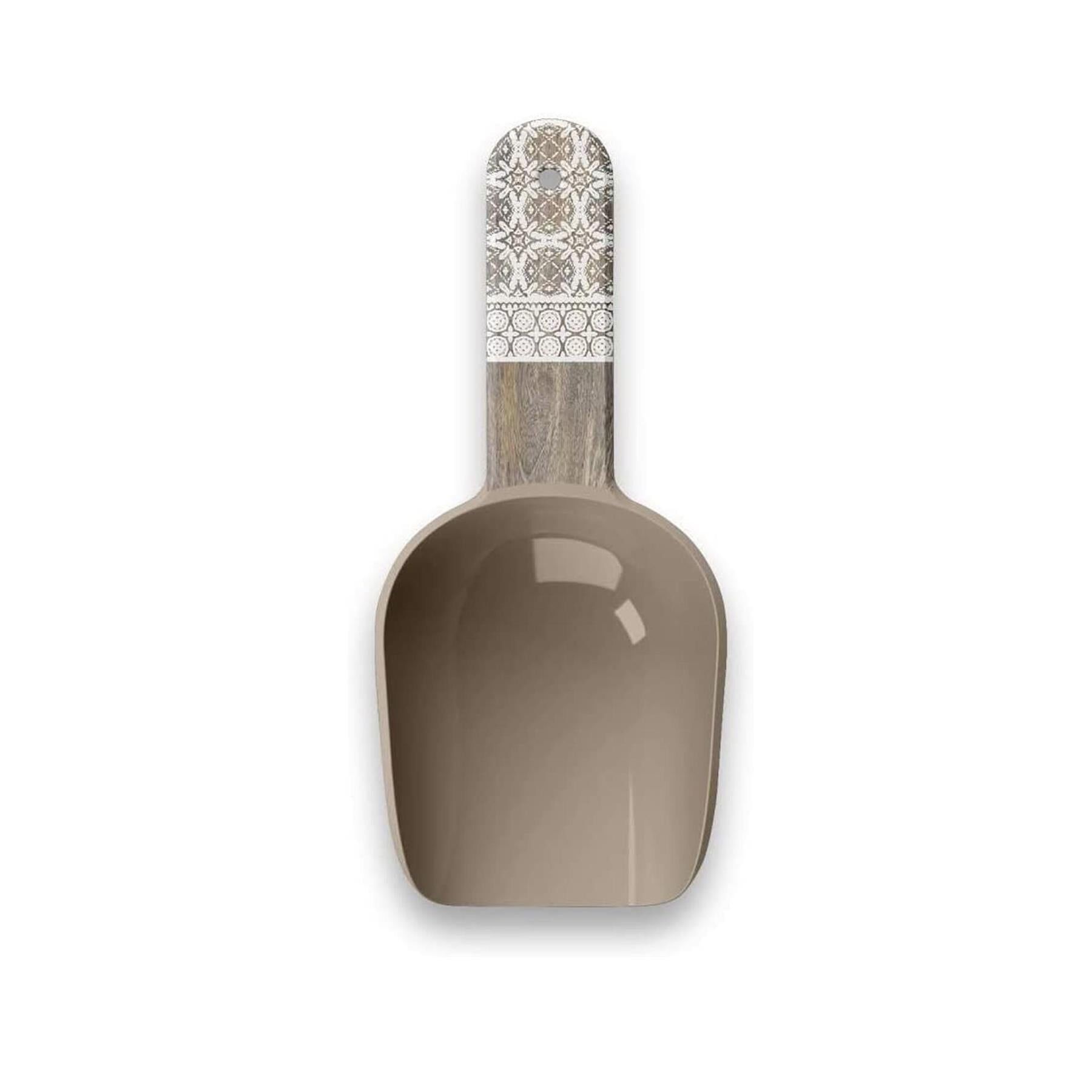 Marokkanische Melamin-Schaufel für Haustiere, Holz, für eine Tasse