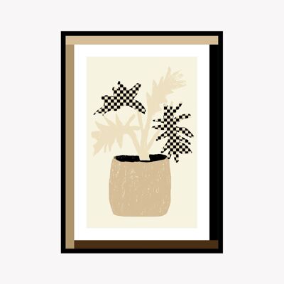 Checkmate Plant - Funky Pots - 50 x 70 cm