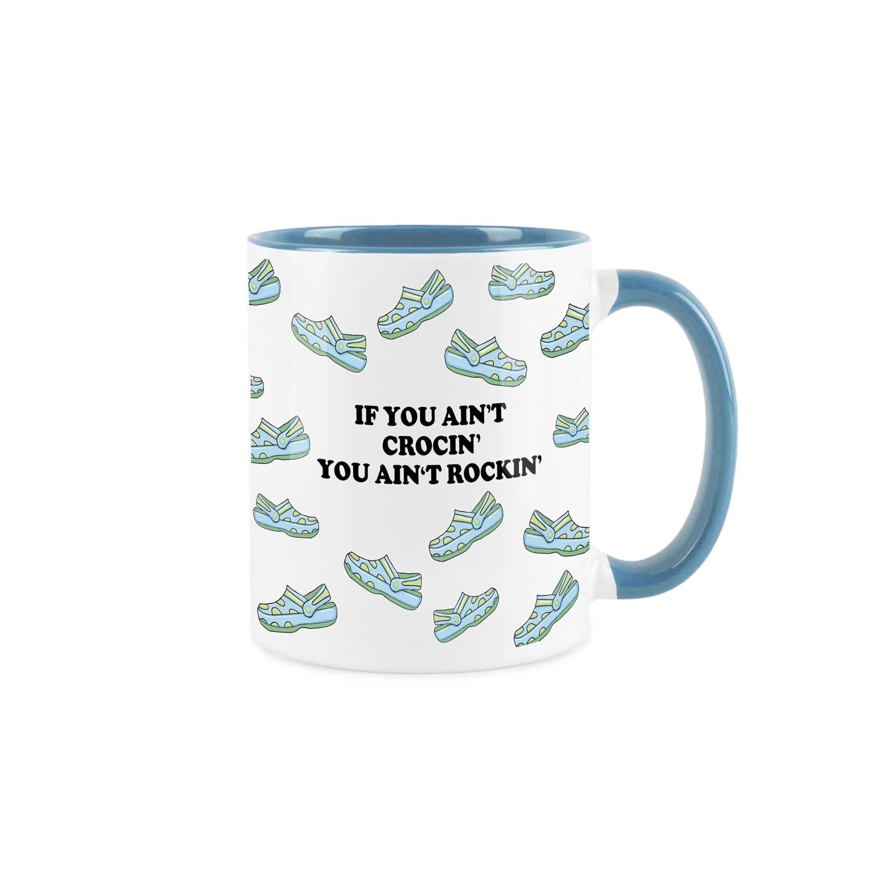 Colourful Rockin' Crocin Shoe Mug