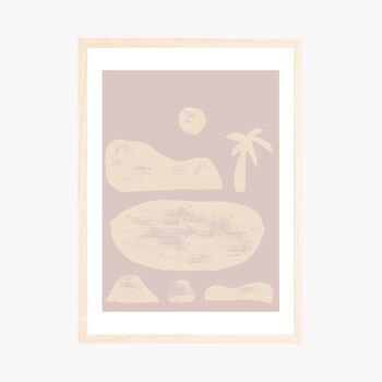Palmier paysage - A3 29,7 x 42 cm