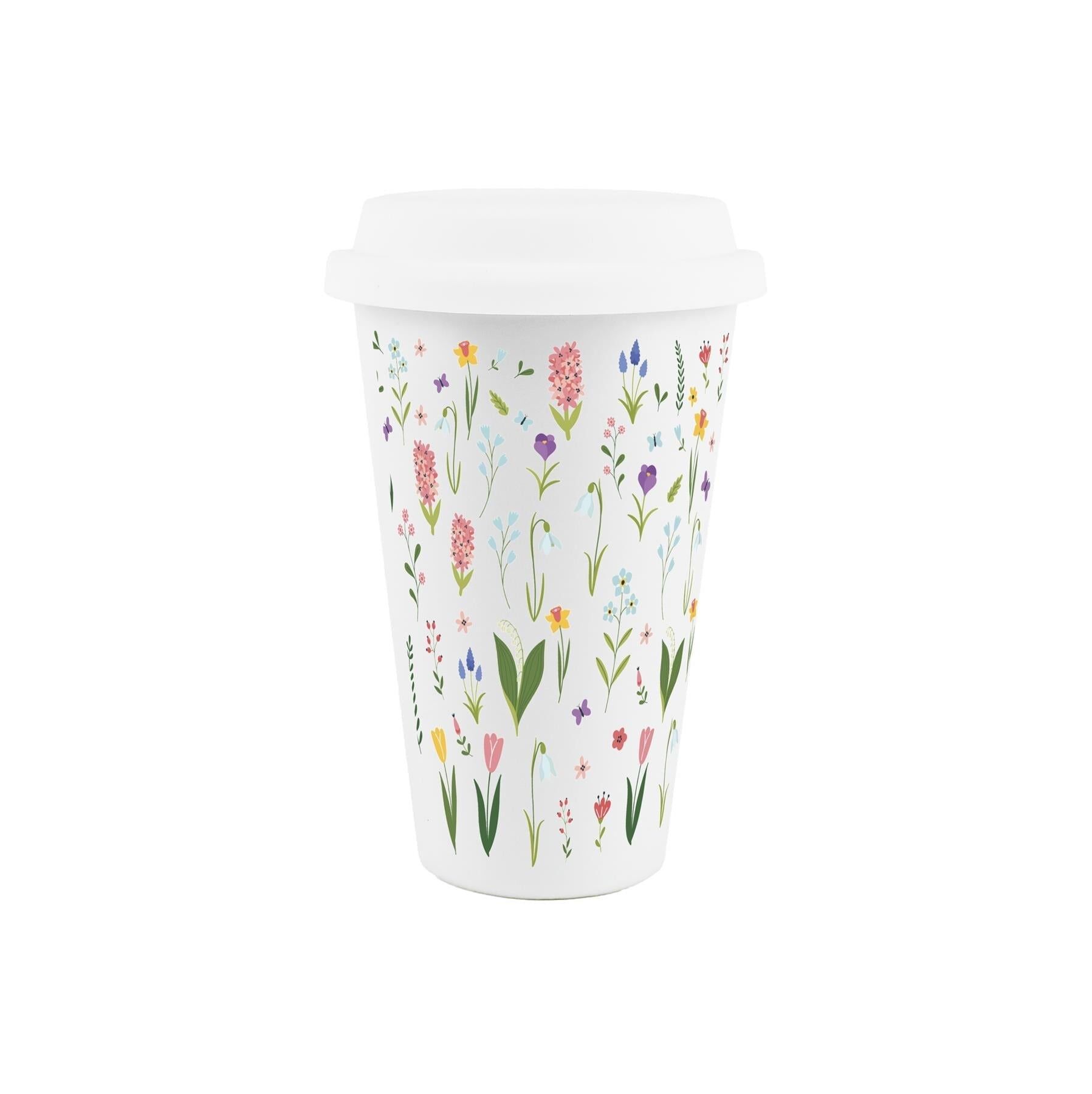 Spring Flowers Travel Mug