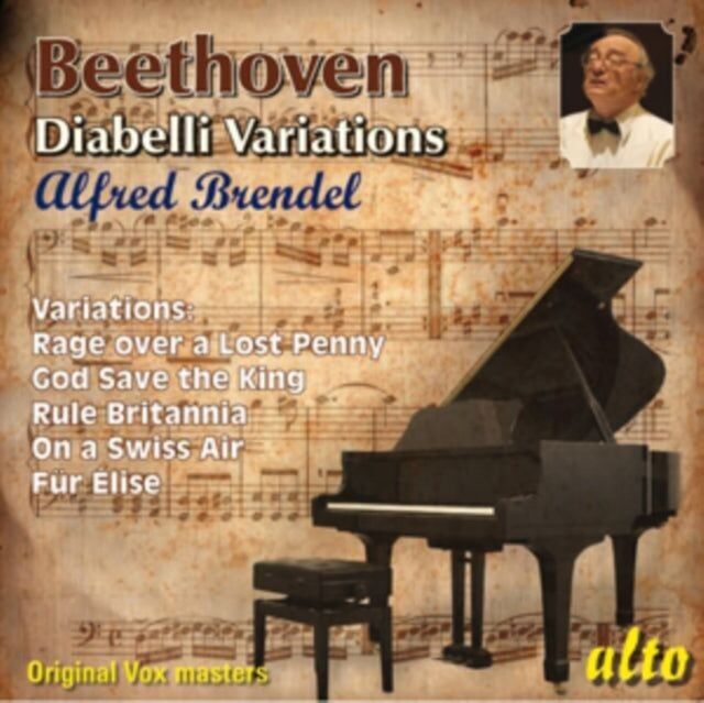 Alfred Brendel CD – Beethoven Diabelli Variationen / God Save King / Rule Britannia / Andere Variationen
