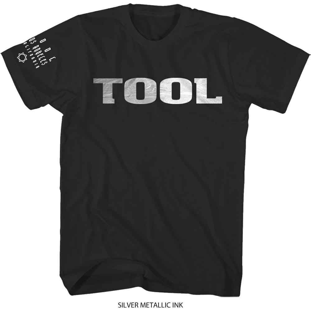 Maglietta Tool - Logo argento metallizzato