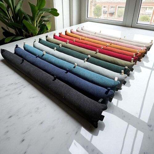 Pack 12 bas de porte, "Velours côtelé"