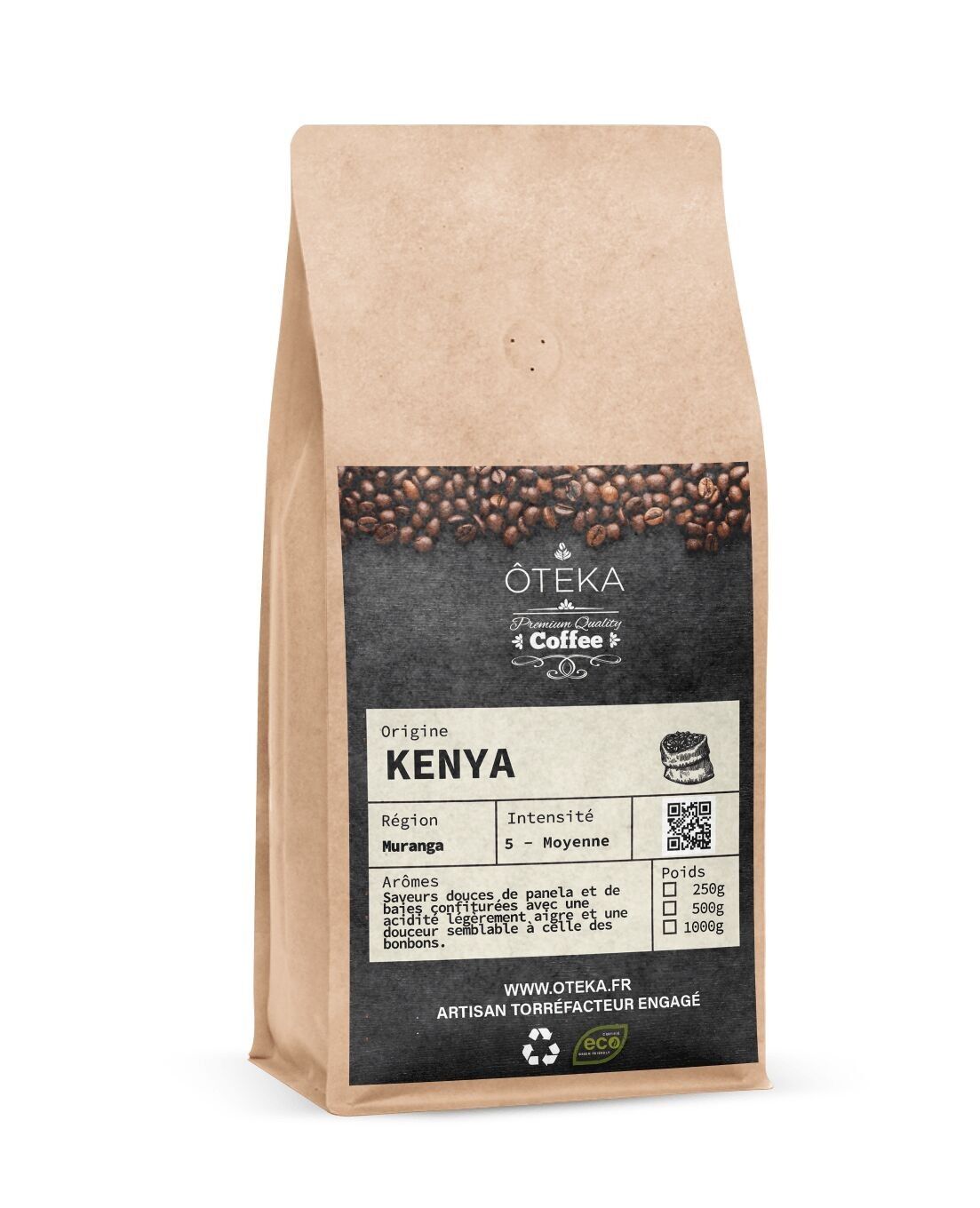 Caffè Muranga del KENYA ÔTEKA© - 100% ARABICA