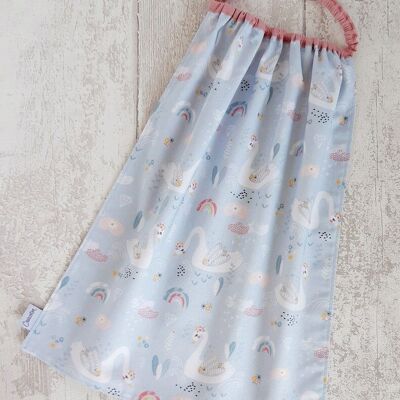 Serviette élastiquée Cygne