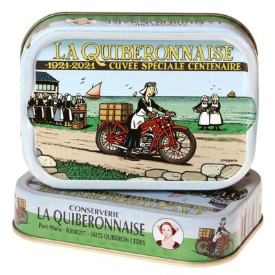 Sardines in olive oil 100th anniversary box illustrated by Frank MARGERIN