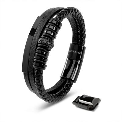 Bracciale in pelle "Shine"