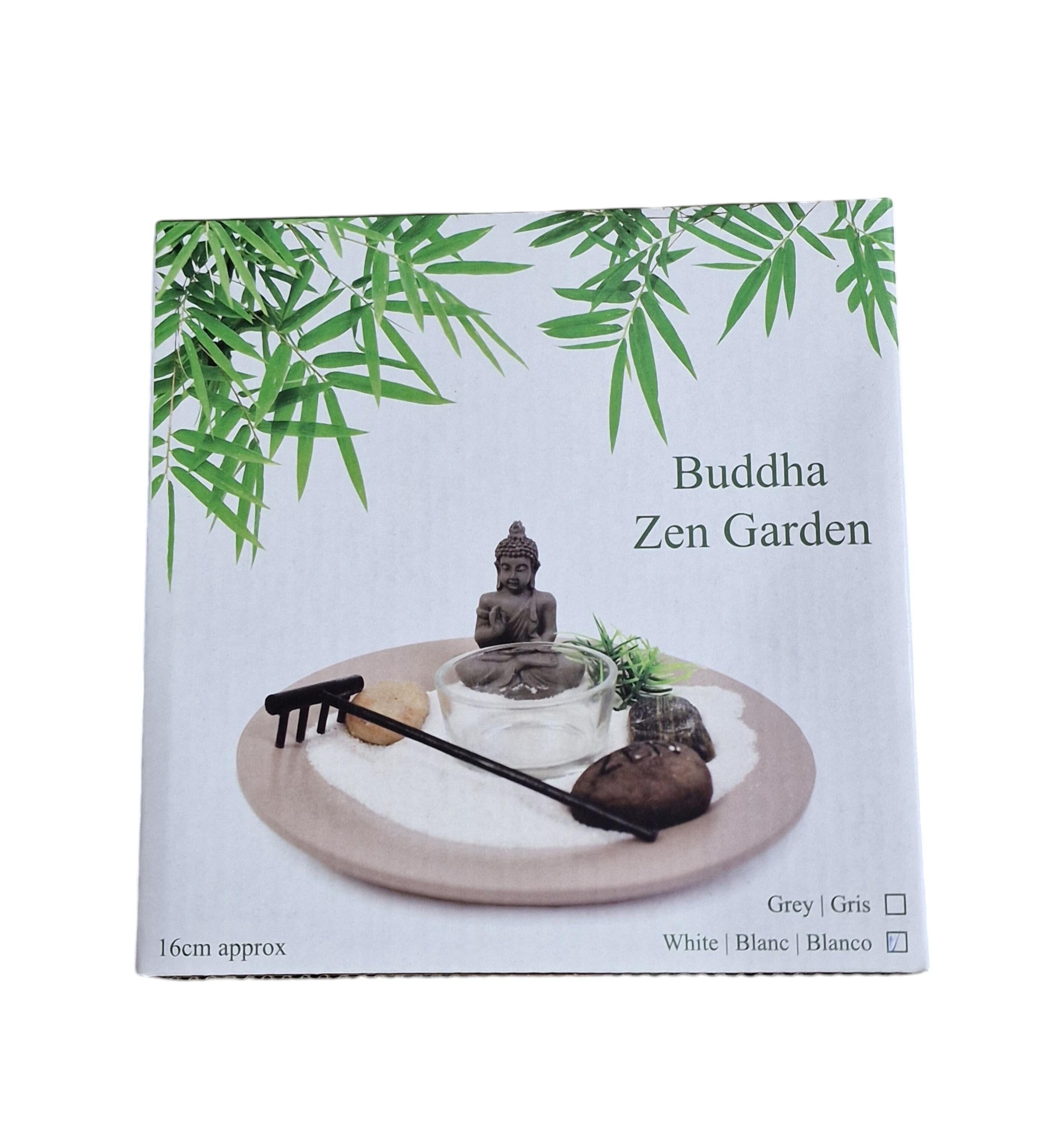 Buddha Zen Garden auto-assemblaggio grigio 16 cm