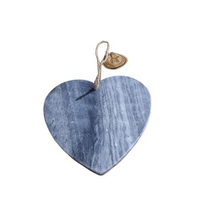 Tagliere Cuore Grigio 24x26cm