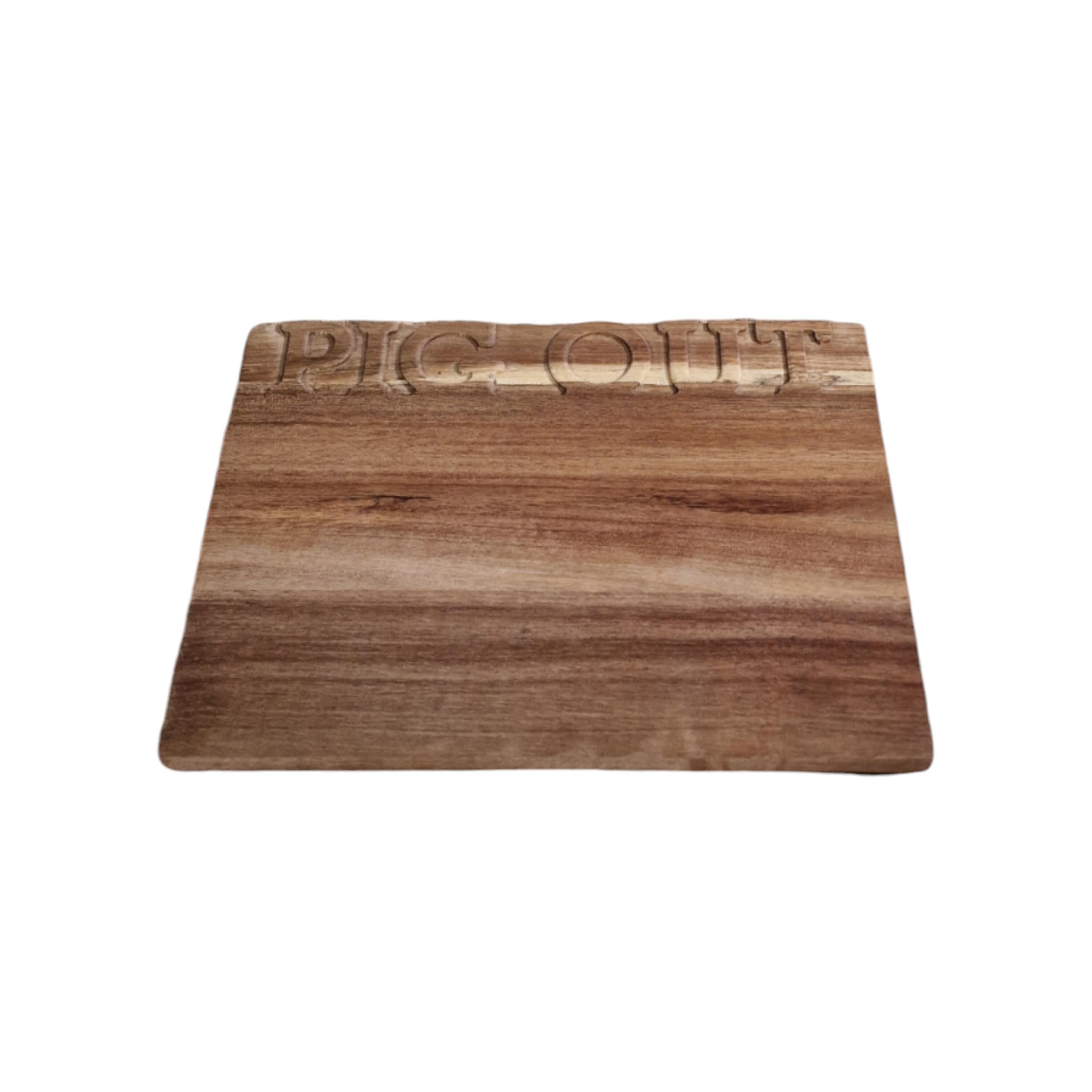Tagliere in legno Pig Out da 32 cm
