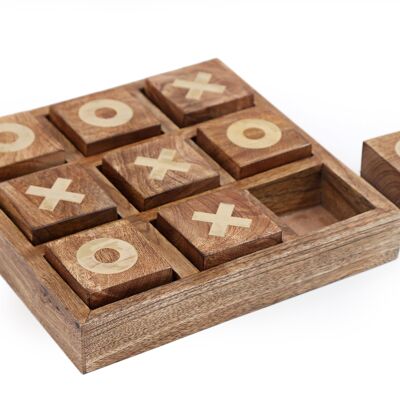 Wooden Tic Tac Toe Game 24cm
