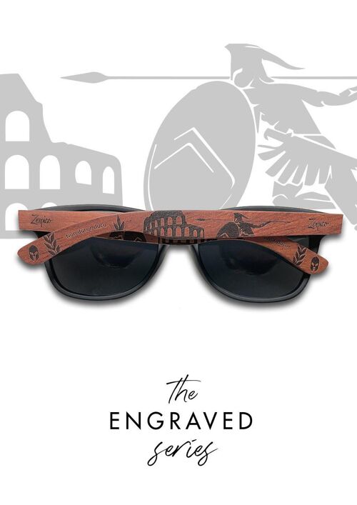 Eyewood | Engraved wooden sunglasses - Gladiator