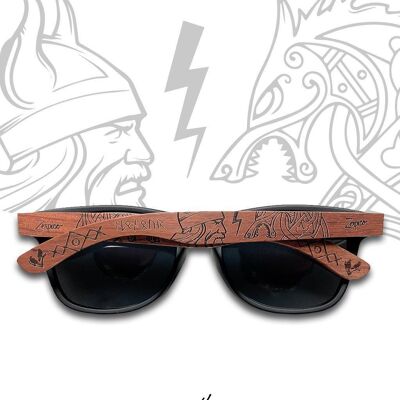 Eyewood | Engraved wooden sunglasses - Vikings