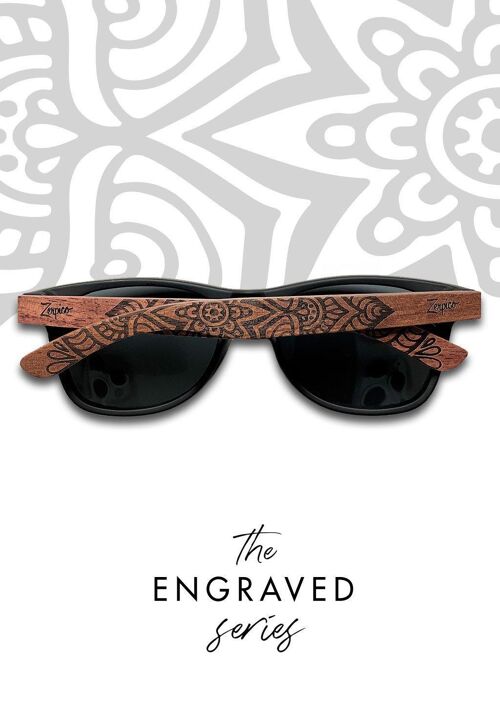 Eyewood | Engraved wooden sunglasses - Mandala