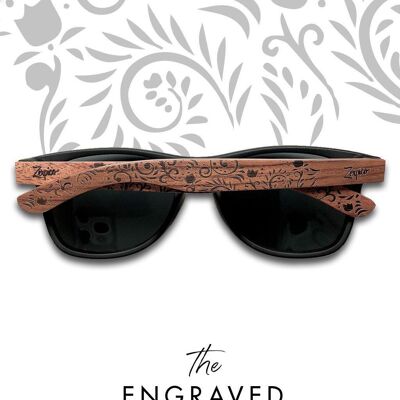 Eyewood | Gafas de sol de madera grabadas - Oasis