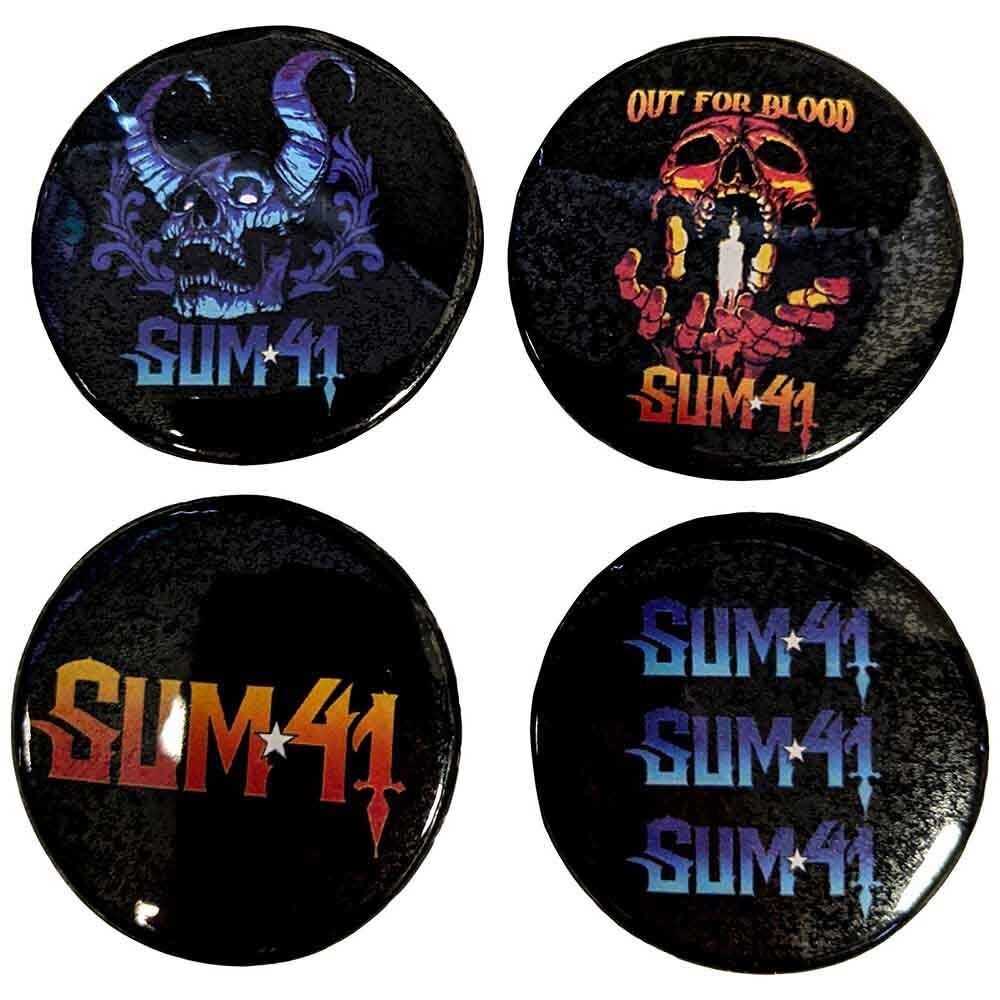 Ensemble de badges Sum 41 - Out For Blood